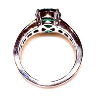 Ringe Sommer Dame Alta gioielleria italiana in Weißgold Smeraldo 2.03 Ct SME CT 2.03 DIA CT 0.30 G/VVS - SME CT 2.03 DIA CT 0.30 G/VVS